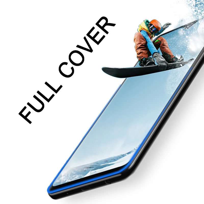 Защита экрана для Samsung Galaxy M10 M20 M30 A10 A20 A30 A40 A50 A60 A70 A80 A90 9D полное покрытие защитная