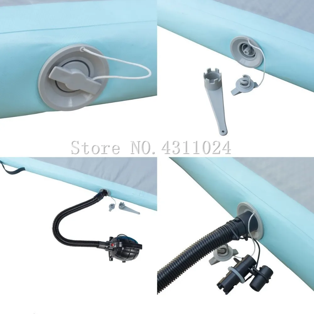 الشحن مجانا نفخ الجمباز حصيرة الهواء المتدفقة تراجع مسار المسار مجموعة الهواء الطابق حصيرة نفخ الهواء للمنزل/التشجيع