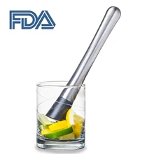 Профессиональный Нержавеющая сталь палочка для коктейлей для льда инструмент коктейли смешанных пюре фрукты "сделай сам" пити фруктового коктейлей со льдом для бара