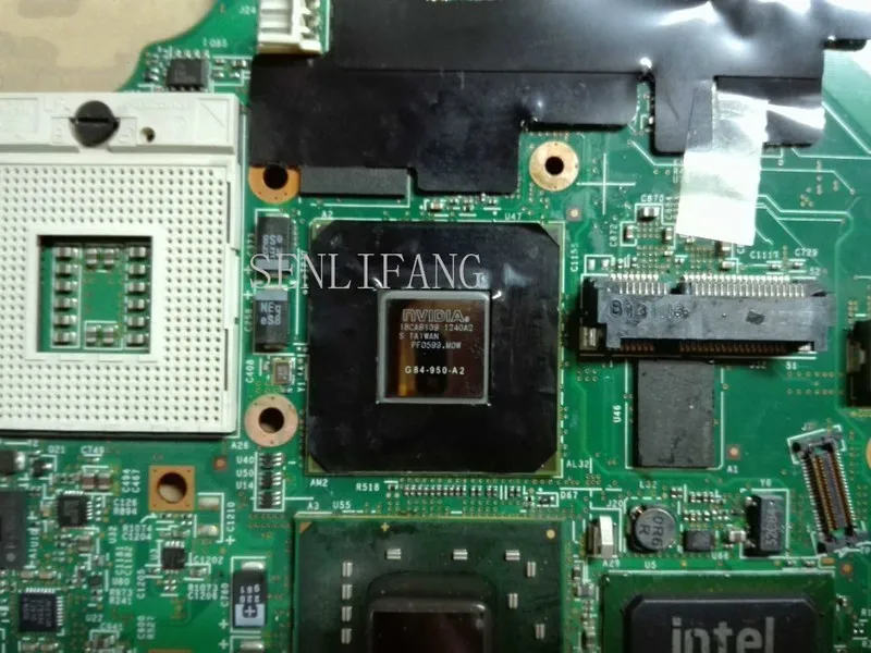 

Free shipping 42w7652 / 44c3931 Laptop motherboard for lenovo T61P 15.4 main board ddr2 with Graphics card 100% Tested