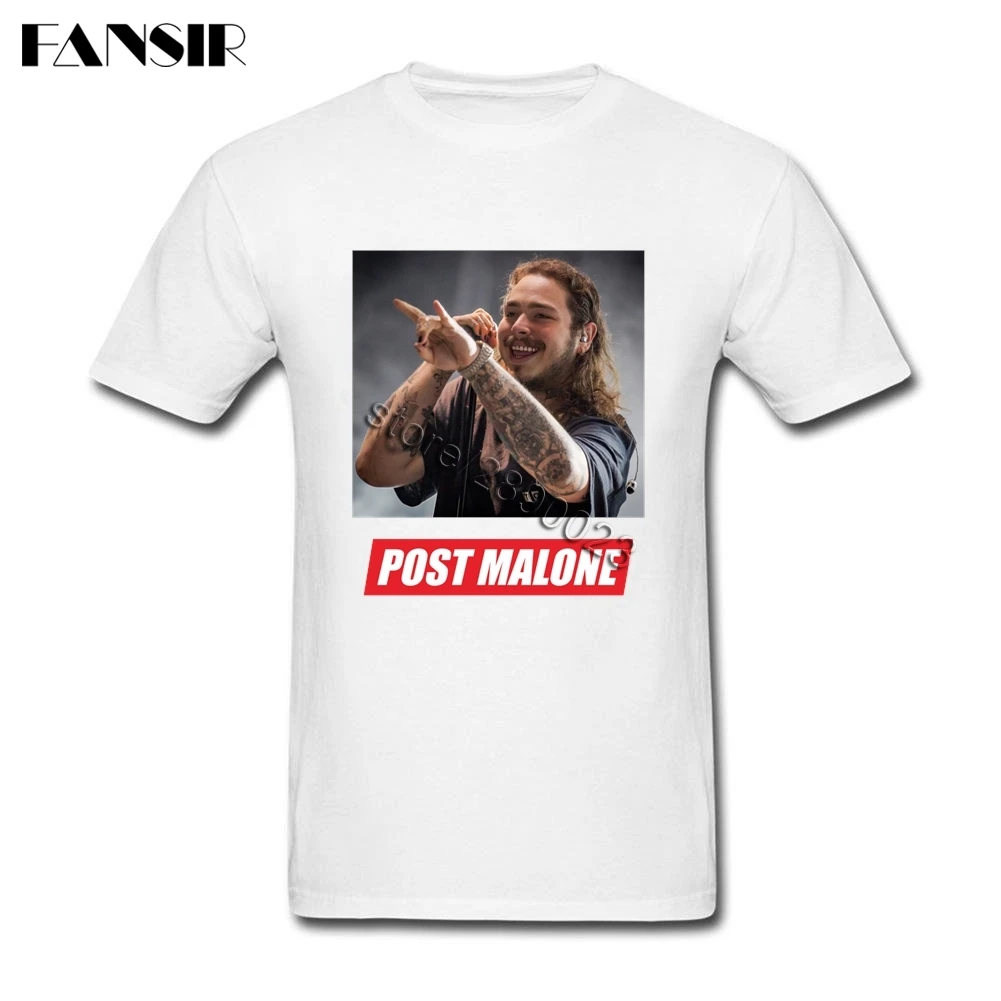 Персонализированные мужские футболки с коротким рукавом Post Malone футболка из