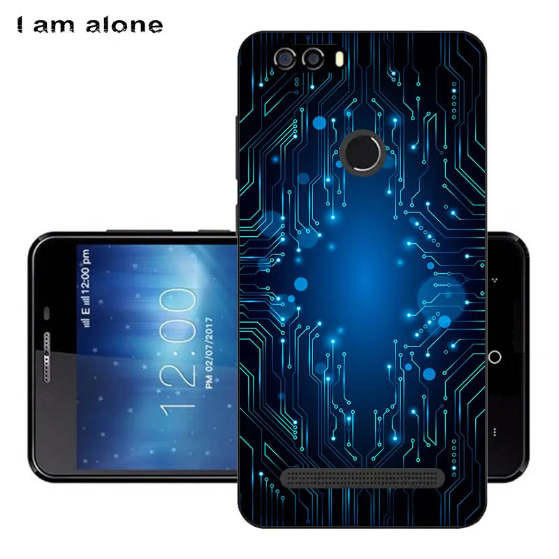 Чехлы для телефонов I am alone для Leagoo power 2 5,0 дюйма, мягкие чехлы из ТПУ для мобильных телефонов с мультяшным принтом для Leagoo power 2, сумки