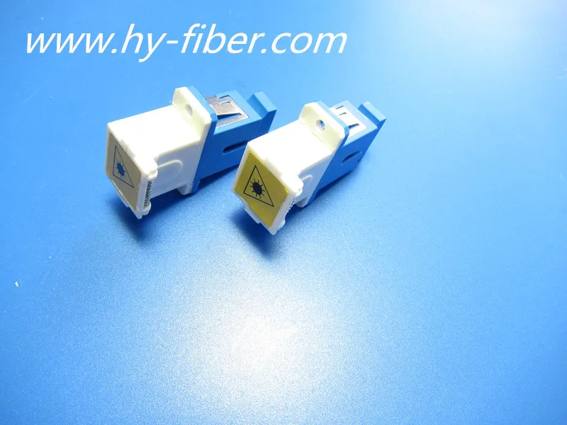 

SC/PC Single mode Simplex Shutter Fiber Optical Adapter