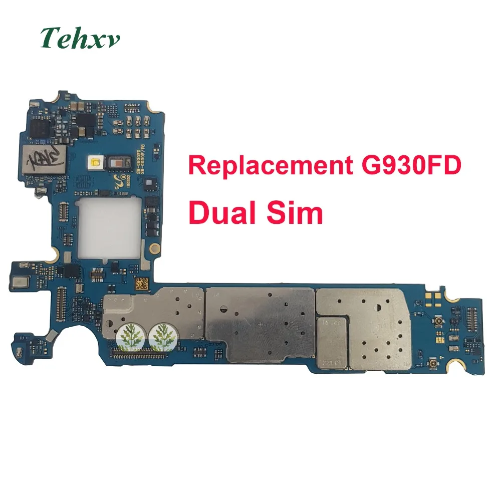 Tehxv оригинальная материнская плата для samsung Galaxy S7 G930FD G930F, 32 ГБ разблокированная материнская плата в европейском стиле с двумя sim-картами