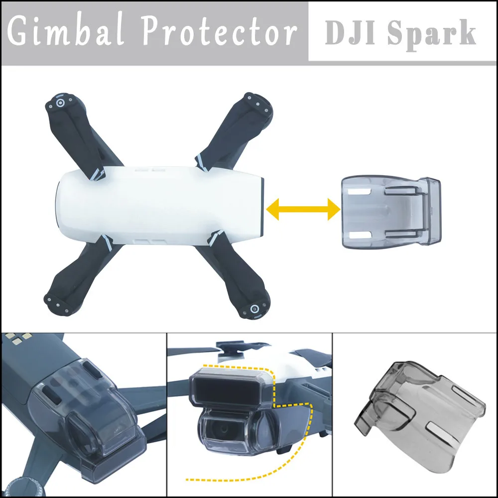 

New Sensor Gimbal Camera Protector Guard Lock Cover Hood Cap For DJI Spark Drone Protection Accessories 20J Drop Shipping