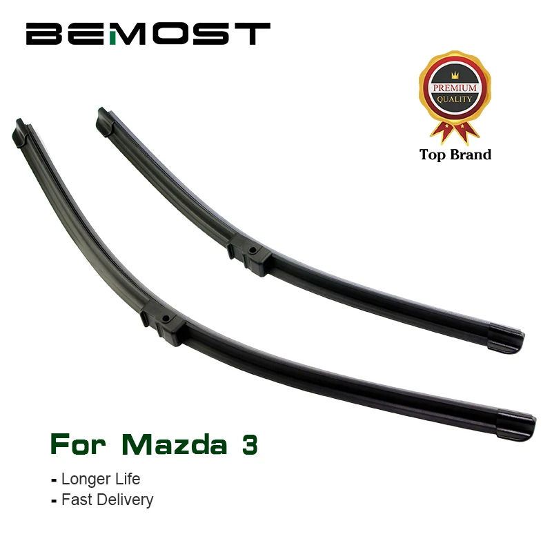 Buy BEMOST Car Wiper Blades Natural Rubber For Mazda 3