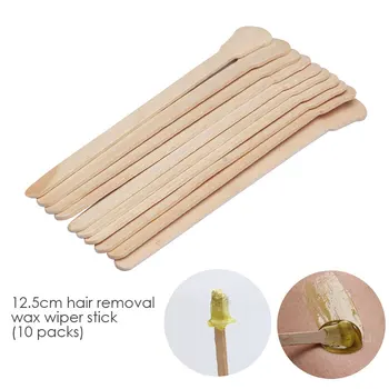 

Hair Removal Legs Bikini Wood Spatulas Applicator 10pcs/Set Sticks Professional Beauty Salon