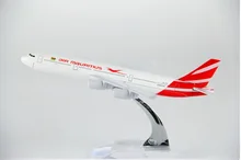 Regalo dei bambini modello piano B747 Mauritius Airlines B747 aereo simulazione Metallo modello di aereo per il capretto giocattoli regalo Di Natale