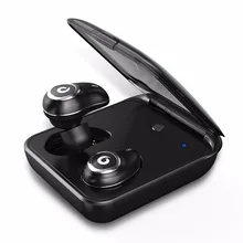 Беспроводная bluetooth-гарнитура I7 Plus с защитой от пота и зарядным устройством емкостью 2000 мАч для xiaomi huawei, зарядная bluetooth-гарнитура