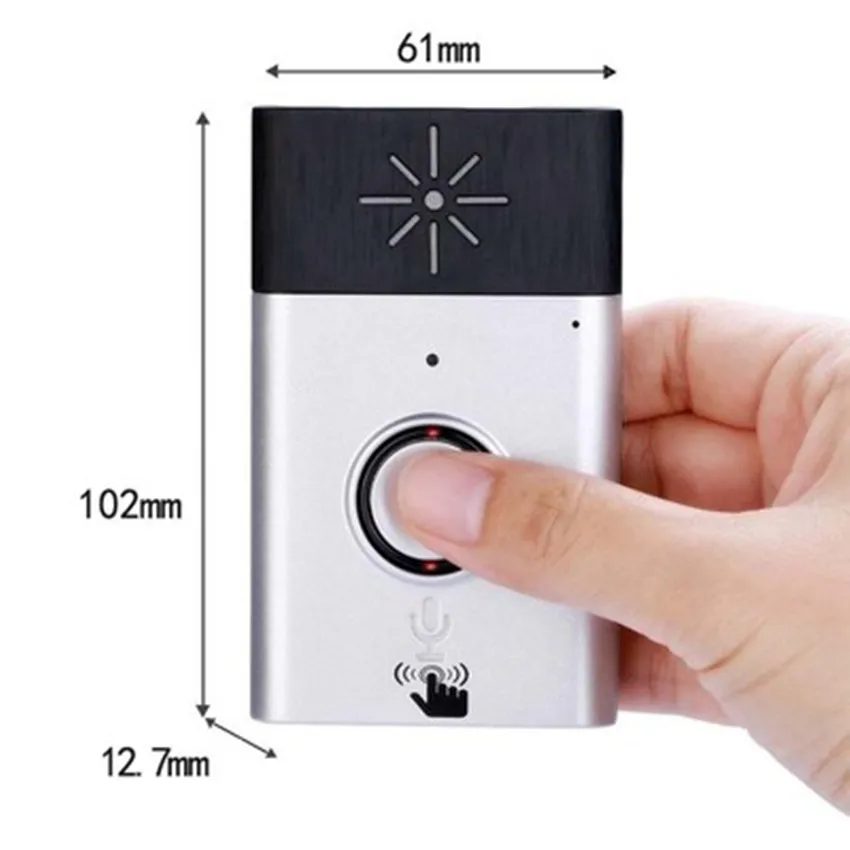 Hot Sale One For One Wireless Voice Intercom Doorbell Remote Home Doorbell Pager Mobile Intercom Doorbell ZY