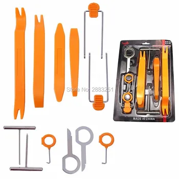

12pcs Professional Vehicle Dash Car Door Remove Install Pry Kit Repairing Tools for Nissan x-trail note Sunny March Murano GTS