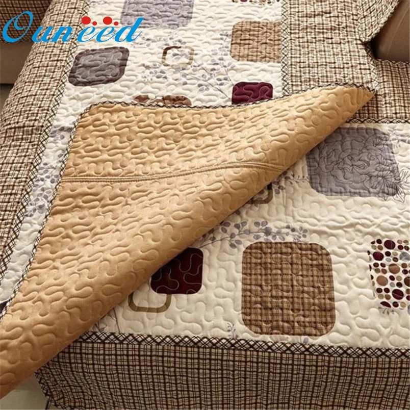 

Ouneed 1PC Pastoral Winter Cotton Velvet Cushion Slip Towel Cover Home Armrest 50X50cm *30 Drop