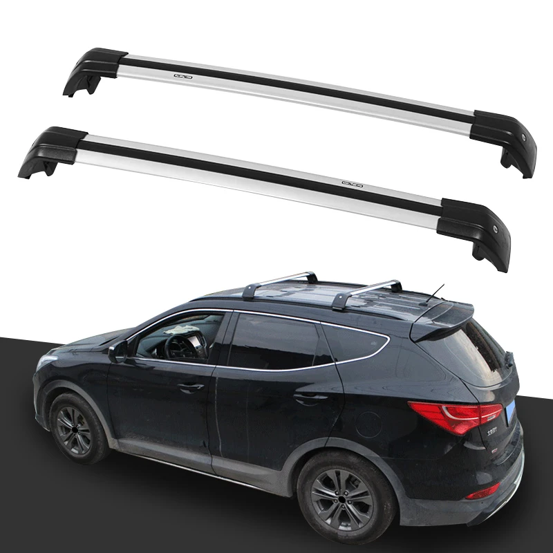2 PCS Aluminum Cross Bar for Mercedes Benz GLC 2016 2018 Roof Rail Rack