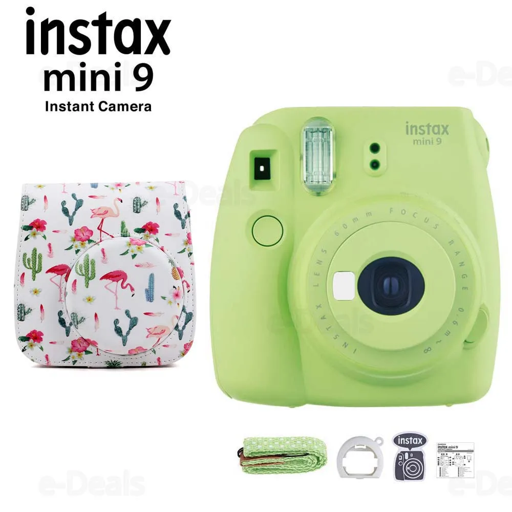 cactus flamingo case+ green camera