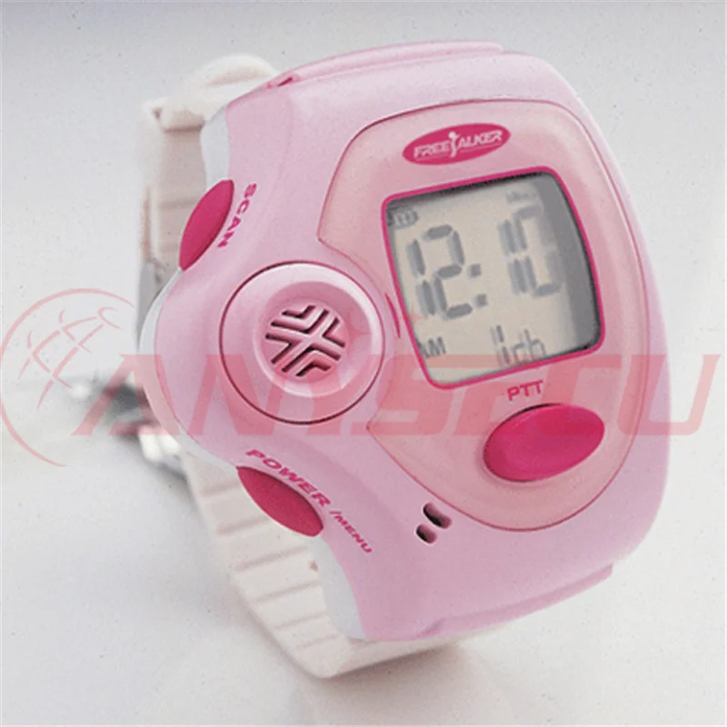 

A pair multicolor mini walkie talkie watch RD-820 wristwatch 2 way radio Multi Frequency optional