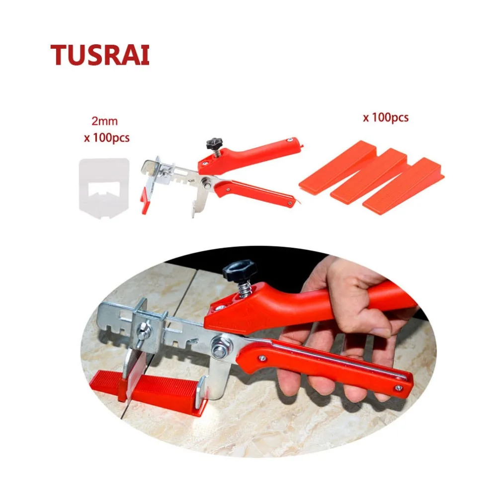 

Tile Leveling System 2mm 201PCS Floor Tile Spacer Leveler Installation Tools Alignment Lippage System Starter Kit 3/32"