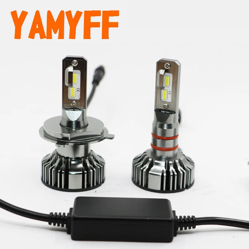 

YAMYFF H4 LED H7 H11 H1 H8 H9 9005 9006 Car Headlight Bulbs Hi-Lo Beam Auto Headlamp LED Car Light Auto Fog Light Lamp 6500K 12V