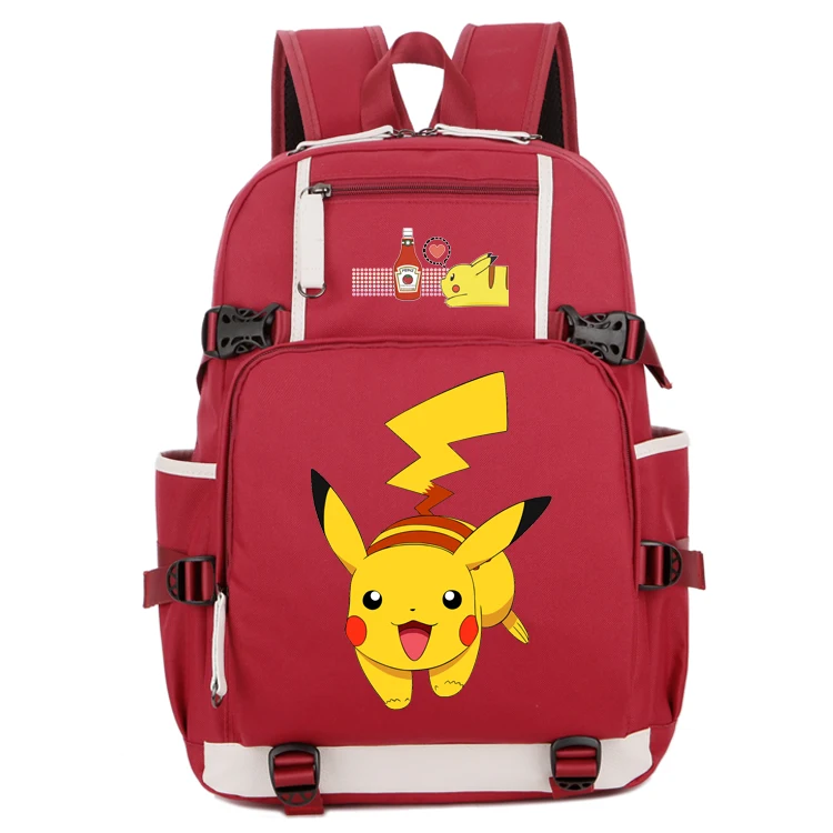 Рюкзак Pokemon для женщин с героями мультфильмов Пикачу компьютера путешествий