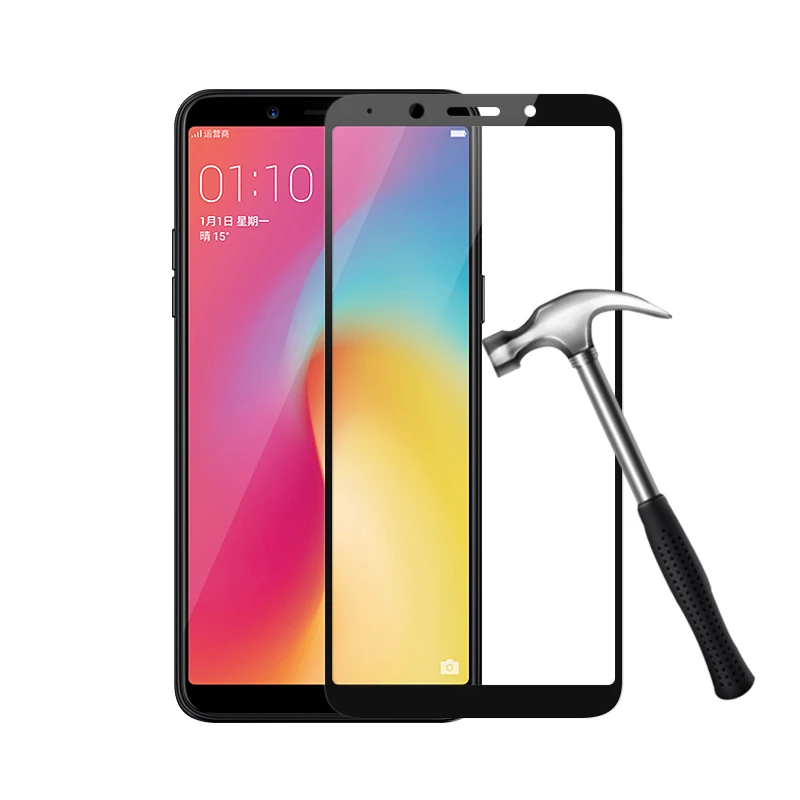 Full-Tempered-glass-for-Oppo-F7-Case-for-oppo-F5-protective-glass-for-Vivo-V9-cove