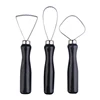 Useful 3 Pcs Wood Pottery Clay Sculpture Big Loop Tool with Steel Flat Wire High Quality ► Photo 3/6