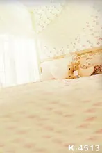 Children Dream Room 150cm * 200cm Photography Backdrops For Baby White Curtain Fantasy Bear Toys Studio Photo Background Muslin