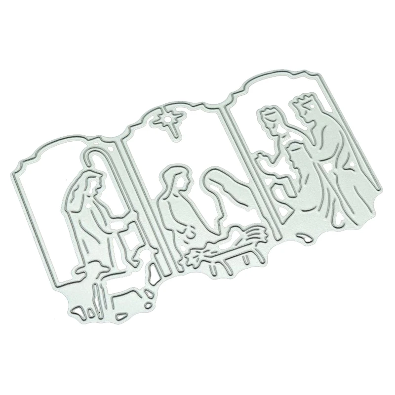 

Jesus Metal Cutting Dies New 2018 Craft Stamps Die Cut Embossing Card Making Stencil Frame