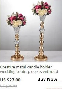 Акриловые дорожные свинцовые Свадебные вазы с кристаллами вечерние цветочные стойки украшения дома 2 цвета 3 размера 10 шт./партия