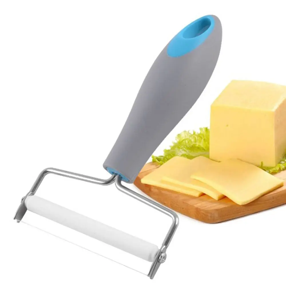 

Stainless Steel Cheese Cutter Slicer Fruit Peeler Grater Multipurpose Cheese Butter Slicer Practical Kitchen Tool