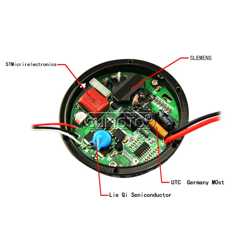 SUKIOTO Car Headlights Kit 55W H7 Xenon lights 4300K 5000K 6000K 8000K Metal H7 H7T AC Canbus Round Ballast igniter Headlamp Kit (11)