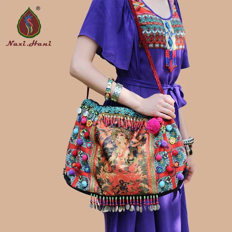 HOT SALES Thailand style thangka screen printed pattern handmade canvas
