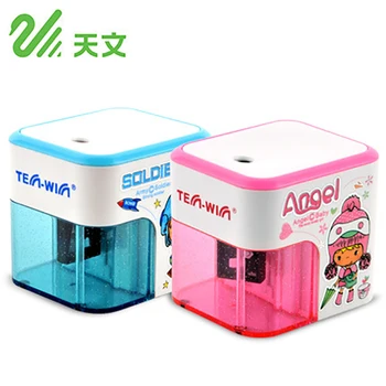 

Tenwin Cute Electric Pencil Sharpener Kawaii Mechanical Plastic School Pencils Sharpener For Kids Stationery Office Supplies