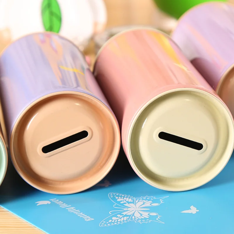 

2019 New Lovely Animal Printed Money Box Creative Gift Saving Bank Money Box Tin Coin Cartoon Zoo Piggy Bank New Random Color