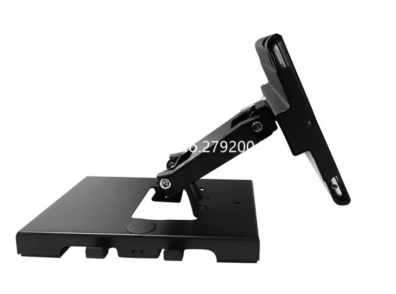 Plana de Liga de Alumínio Giratória do Hotel Ipad contra Anti-roubo Bracke para Ipad Parede Graus Recepção Ordem Suporte 360 8 Cheap Sistema EAS
