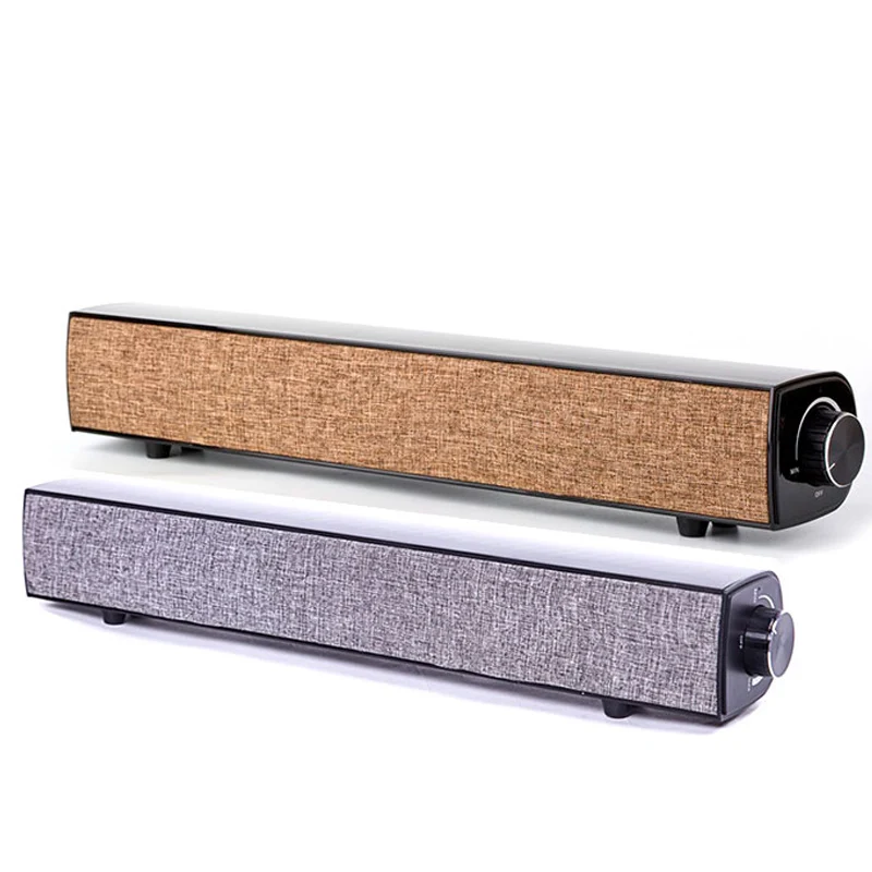 

DOGO BT168 Big Power 20w Bluetooth Wireless TV Sound Bar Speaker Stylish Fabric Support Handsree Microphone AUX IN For Home