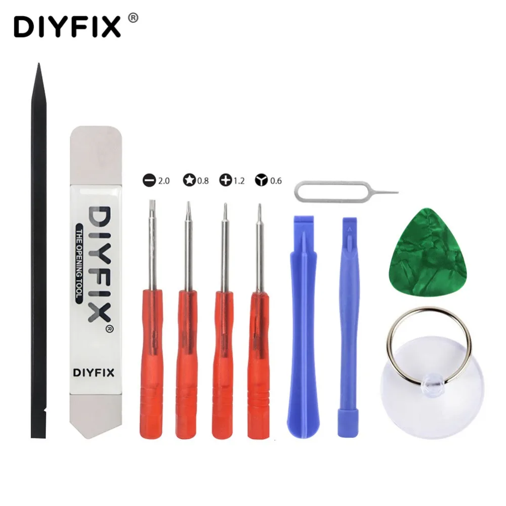 Набор ручных инструментов DIYFIX 11 в 1 инструмент для открывания и отвертки набор