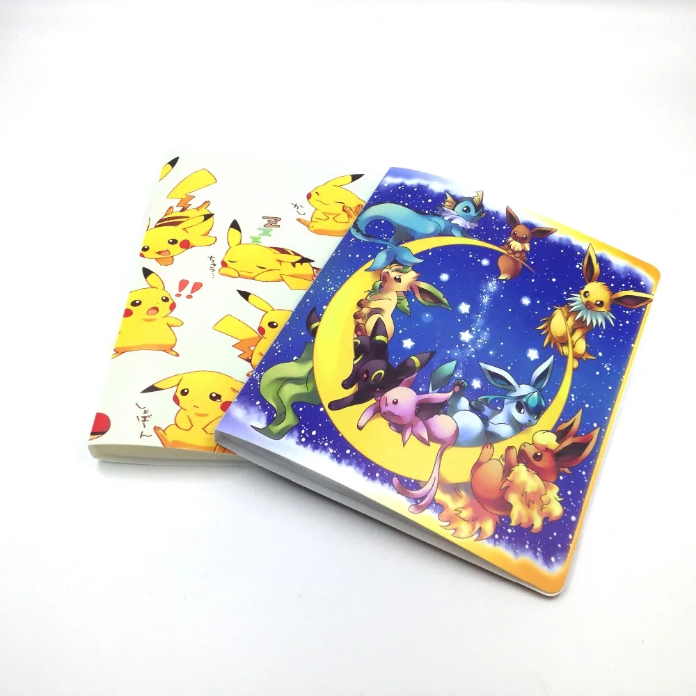 2 карты большой емкости альбом книга для Pokemon Топ загруженный список игральные