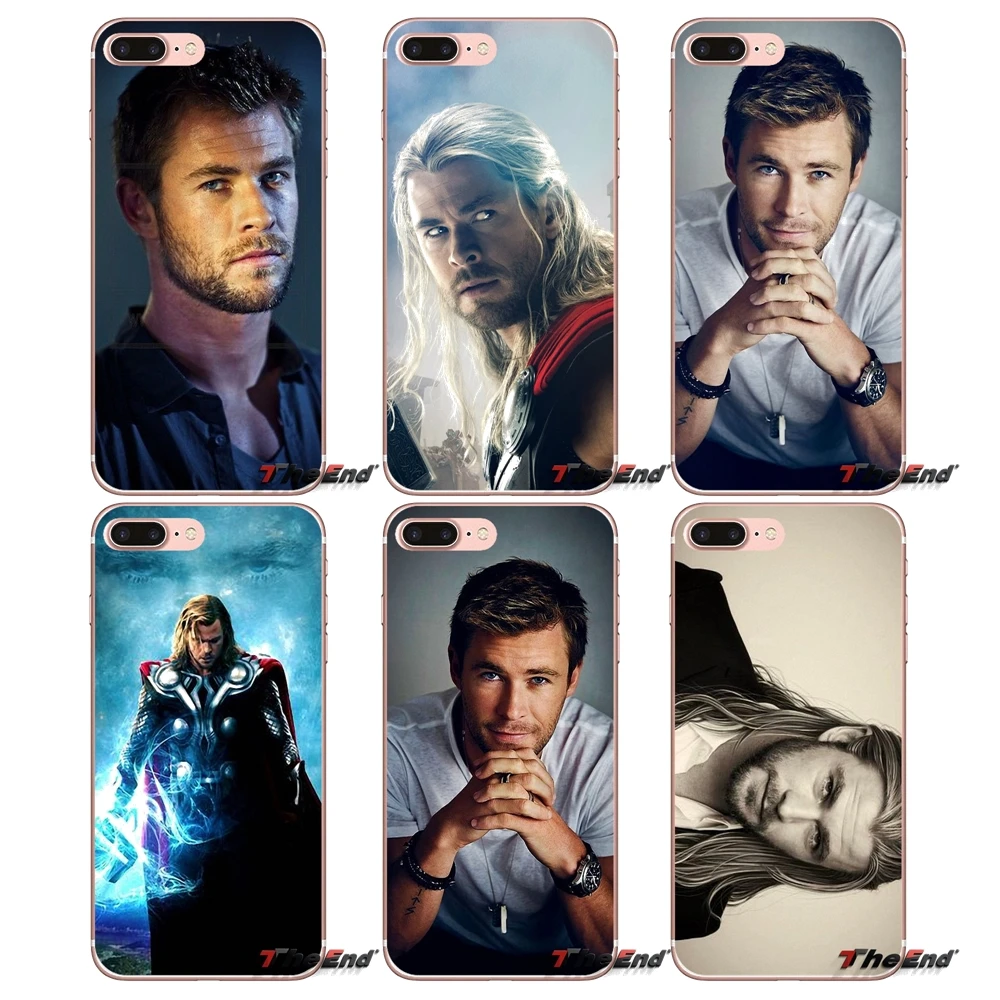 Для iPhone X 4 4S 5 5S 5C SE 6 6S 7 8 Plus Samsung Galaxy J1 J3 J5 J7 A3 A5 2016 2017 чехол для телефона Chris Hemsworth Avengers