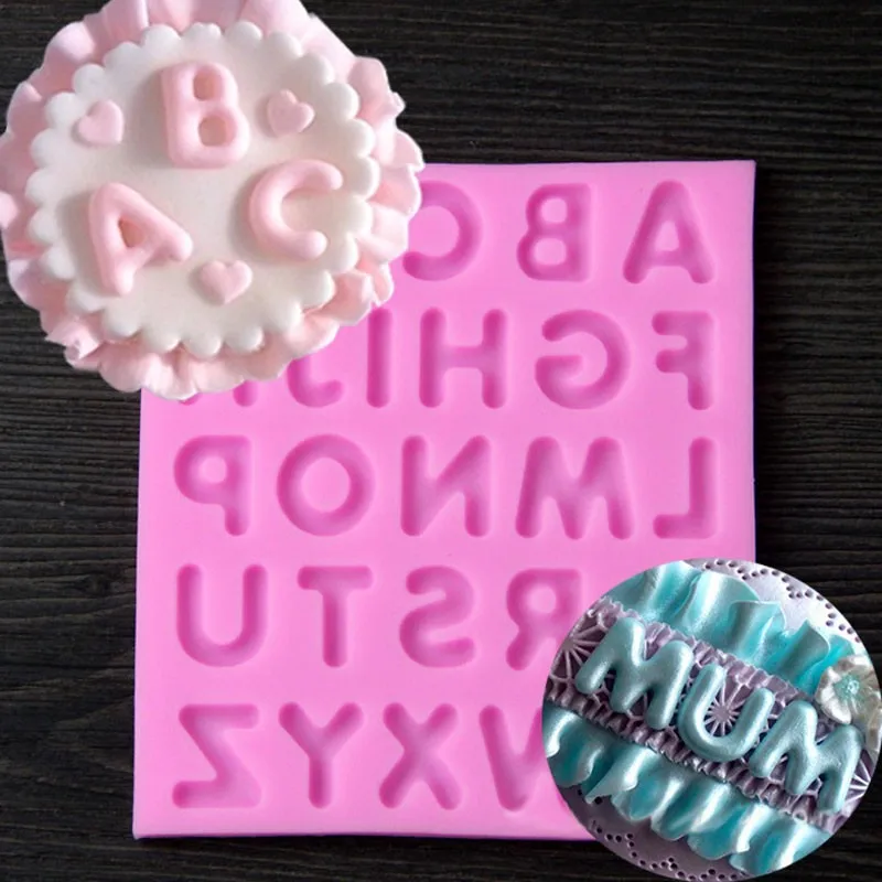 Besar Silikon Cetakan English Surat Alphabet Cupcake Dapur Besar Silikon Cetakan English Surat Alphabet Cupcake Dapur Aksesoris Alat Dekorasi Fondant Cake Chocolate Confeitaria Di Kue Dari Rumah Taman