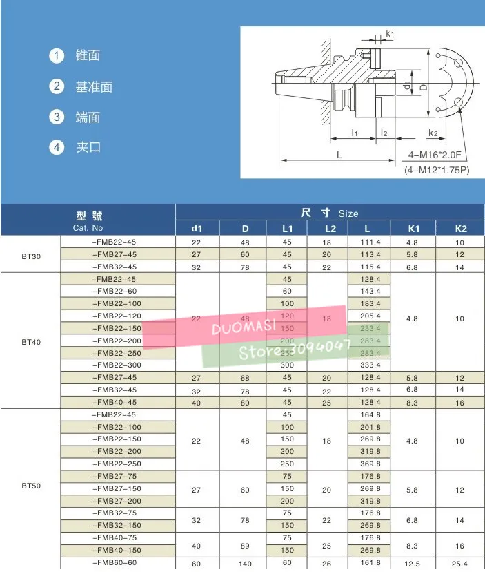 BT40 fmb32 60L полит 32 мм combi В виде ракушки мельница держатель для ЧПУ Фрезерные станки 300R/400R/ЭМИ/TRS, bt40-fmb32-60l