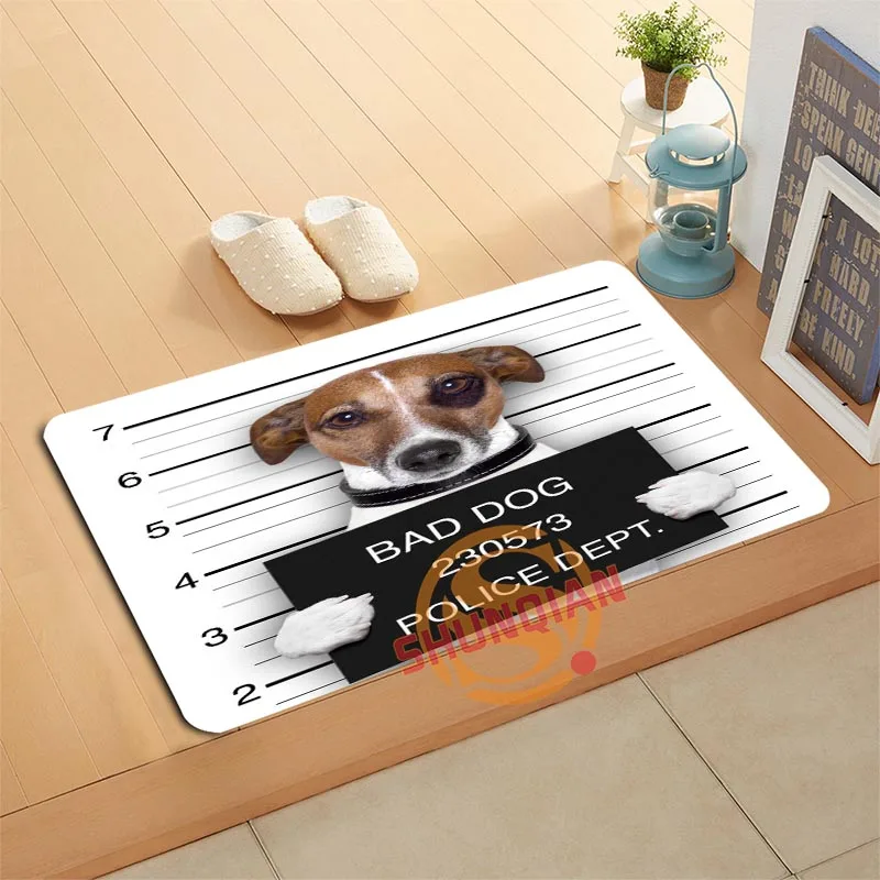Custom Lovely Dog Animal Doormat Bath Mats Foot Pad Home Decor Dog Animal Doormat Bath Mats Foot Pad