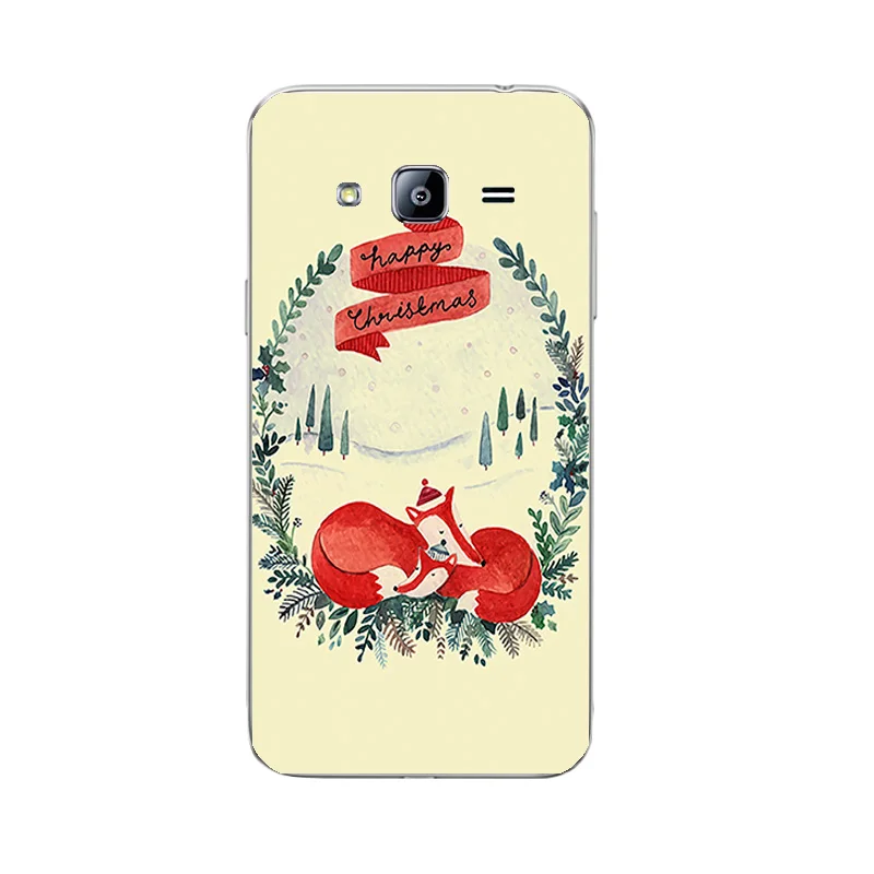 Чехол для телефона Note8 Samsung Galaxy J3 2016/2017 J3109 чехол J2 Prime мягкий ТПУ с рождественским
