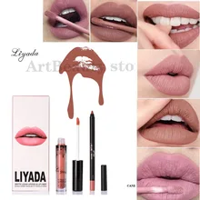 liyada matte lipstick matte Liquid Lipstick lips pencil makeup lip kit matte lip gloss kilie Cosmetic
