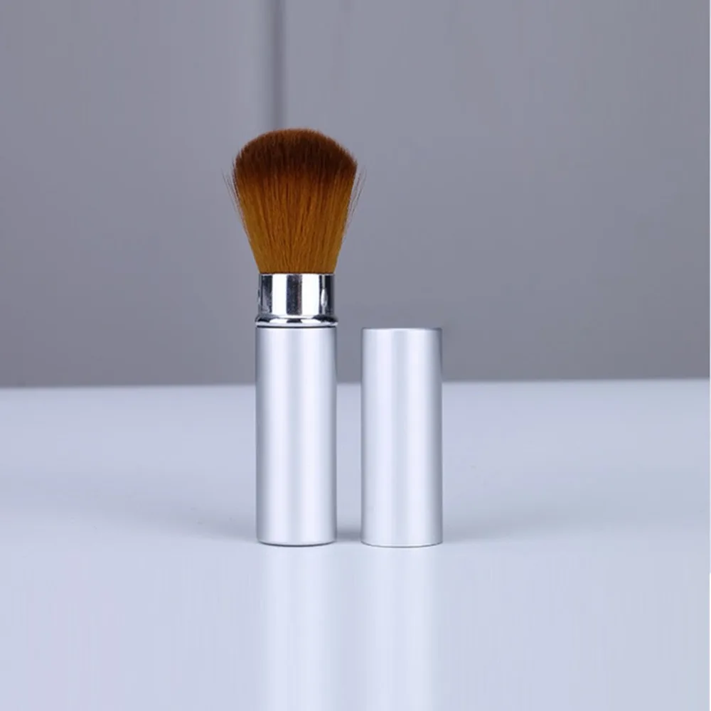 

LAMEILA Blush Brush Foundation Makeup Brush Portable Telescopic Makeup Brush Round Head Powder Makeup Brush