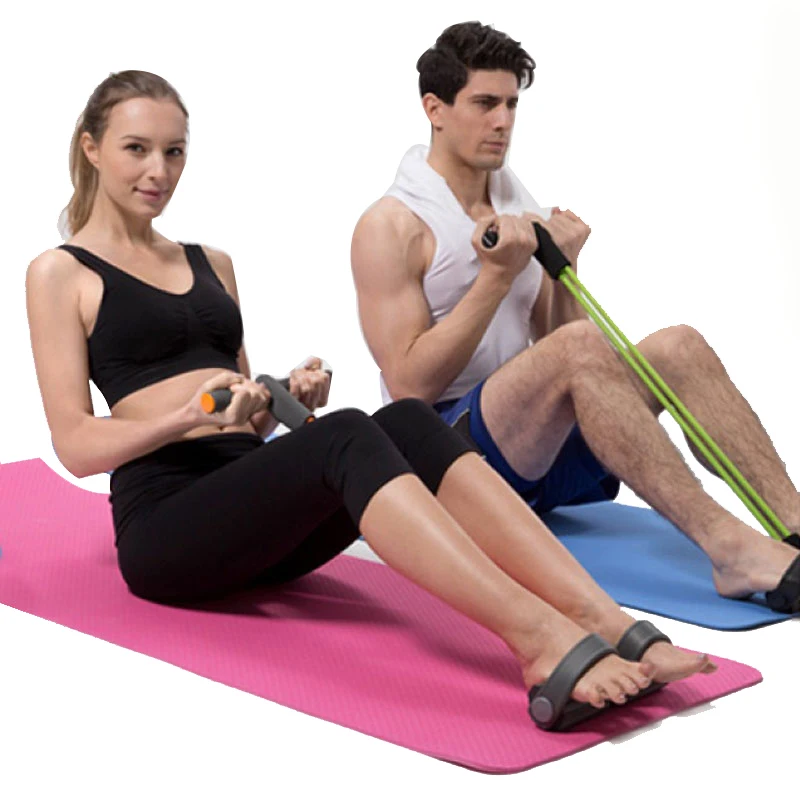 Fitness Resistance Bands Yellow Pedal Exerciser Dynamic Pedal