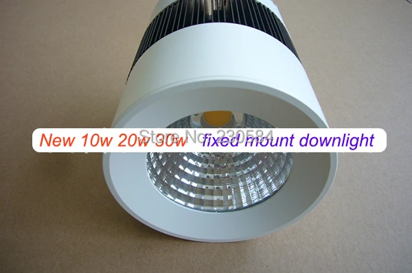 

circular column light bulb high quality 10w 20w 30w NO cut hole downlight, compact surface mounting directional lighting