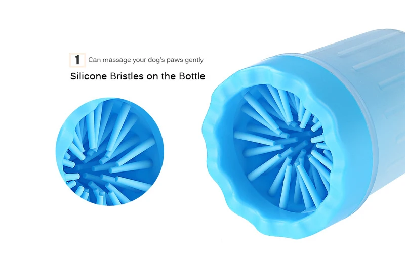 Портативная Мягкая силиконовая щетка для чистки ног для питомца кошки, щетка для мытья лап для собак, аксессуары для домашних животных