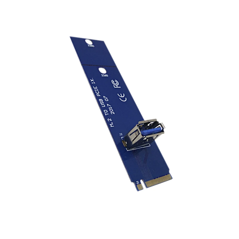 Etmakit M.2 to PCI-E X16 Slot Transfer Card Mining Pcie Riser Card VGA Extension Cable NK-Shopping