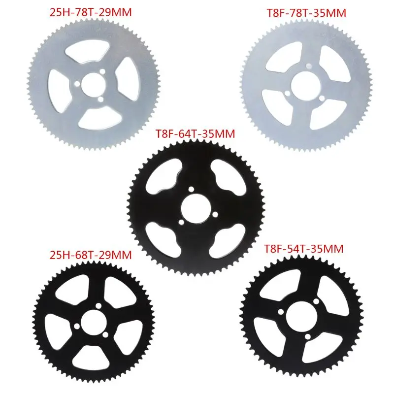 Мотоциклетные задние звездочки шестерни T8F отверстие внутренний диаметр 35 мм 64T Moto ЧАСТИ Nov-29C
