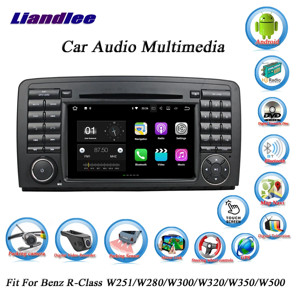 Best Liandlee Car Android System For Mecerdes Benz R Class W251 / R280 Radio CD DVD Player GPS Nav Navigation BT TV Screen Multimedia 0 Best Liandlee Car Android System For Mecerdes Benz R Class W251 / R280 Radio CD DVD Player GPS Nav Navigation BT TV Screen Multimedia 0