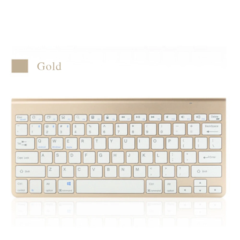 

Bluetooth ultra-thin wireless keyboard rechargeable Android ios system laptop all universal mini keyboard tastiera wireless